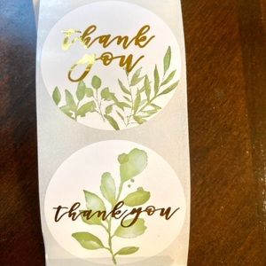25 Premium Thank you stickers stickers NIP